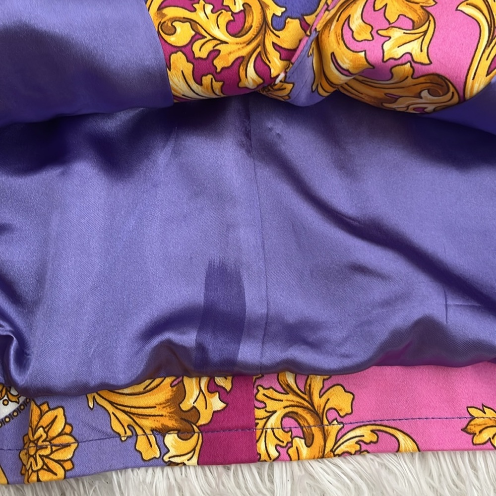 Vintage Linea by Louis Dell’Olio Cotton Paisley Blazer XL - Picture 6 of 11